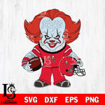 Tampa Bay Buccaneers Pennywise Horror Sport Svg Eps Dxf Png File, NFL svg, Digital Download, Instant Download