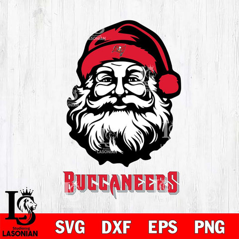 Tampa Bay Buccaneers Santa Claus Christmas Svg Eps Dxf Png File,NFL Svg Files,Digital Download,Sublimation,Instant Download
