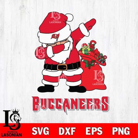 Tampa Bay Buccaneers Santa Dabbing Christmas Svg Eps Dxf Png File,NFL Svg Files,Digital Download,Sublimation,Instant Download