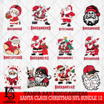 Tampa Bay Buccaneers Satan Claus Christmas NFL Bundle 12 Svg Eps Dxf Png File,NFL Svg Files,Digital Download,Sublimation,Instant Download