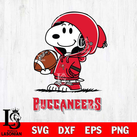 Tampa Bay Buccaneers Snoopy Football Svg Eps Dxf Png File, NFL svg , Digital Download , Instant Download, Cricut File