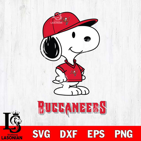 Tampa Bay Buccaneers Snoopy Football sport SVG DXF EPS PNG FILE,Snoopy File Cut, Nfl Digital Download,Instant Download, Silhouette