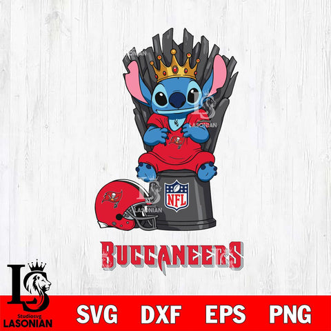 Tampa Bay Buccaneers Stitch King Football SVG DXF EPS PNG FILE, Stitch File Cut,NFL Digital Download,Instant Download, Silhouette