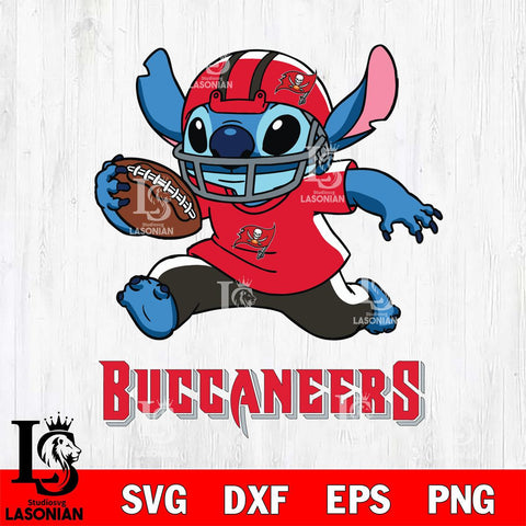 Tampa Bay Buccaneers Stitch Run Football SVG DXF EPS PNG FILE, Stitch File Cut,NFL Digital Download,Instant Download, Silhouette