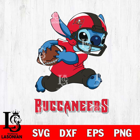 Tampa Bay Buccaneers Stitch Run Rugby Ball SVG DXF EPS PNG FILE, Stitch File Cut,NFL Digital Download,Instant Download, Silhouette