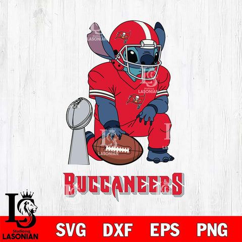 Tampa Bay Buccaneers Stitch Vince Lombardi Trophy SVG DXF EPS PNG FILE, NFL File Cut, Digital Download,Instant Download, Silhouette, Cricut