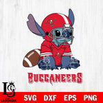 Tampa Bay Buccaneers Stitch with a football SVG DXF EPS PNG FILE, NFL File Cut, Digital Download,Instant Download, Silhouette, Cricut