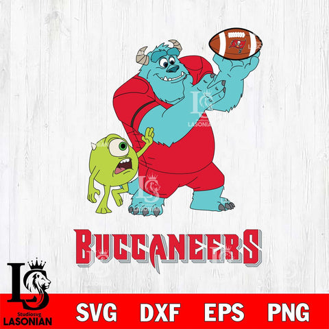 Tampa Bay Buccaneers Sully & Mike Football Cricut,Christmas SVG DXF EPS PNG FILE, Digital Download,Instant Download, Silhouette