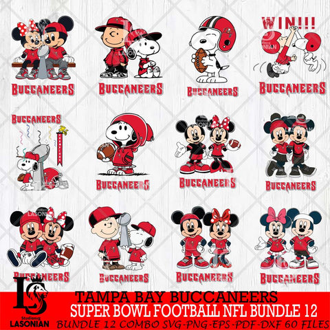 Tampa Bay Buccaneers Super Bowl NFL Bundle 12 Svg Eps Dxf Png File, NFL svg , Digital Download , Instant Download, Cricut File