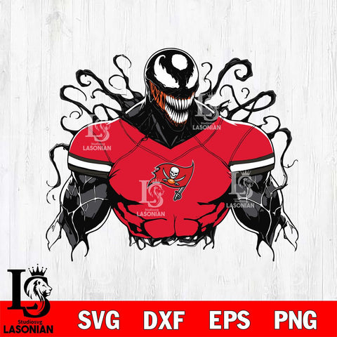 Tampa Bay Buccaneers Venom Marvel Svg Eps Dxf Png File, Digital Download, Instant Download