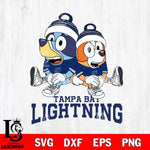 Tampa Bay Lightning Bluey & Bingo 8 Svg Eps Dxf Png File, NHL svg, Digital Download, Instant Download