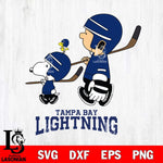 Tampa Bay Lightning Peanuts Hockey Svg Eps Dxf Png File, Digital Download , Instant Download, Svg Files