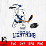 Tampa Bay Lightning Snoopy Hockey Svg Eps Dxf Png File, Digital Download , Instant Download, Svg Files