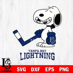 Tampa Bay Lightning Snoopy Hockey Sport Svg Eps Dxf Png File, Digital Download , Instant Download, Svg Files