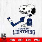 Tampa Bay Lightning Snoopy NHL Hockey SVG DXF EPS PNG FILE,NHL File Cut,Disney Digital Download,Instant Download, Silhouette