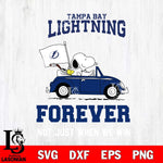 Tampa Bay Lightning Snoopy and Charlie Brown Car Svg Eps Dxf Png File, Digital Download , Instant Download, Svg Files