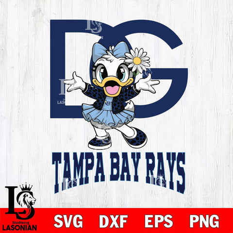 Tampa Bay Rays Dolce And Gabbana Daisy Duck Disney Svg Eps Dxf Png File, Digital Download, Instant Download