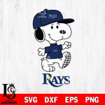 Tampa Bay Rays Snoopy Baseball Svg Eps Dxf Png File, MLB File Cut,Digital Download,Instant Download,MLB Svg Files