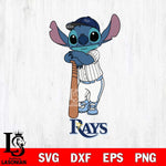 Tampa Bay Rays Stitch Baseball bat SVG DXF EPS PNG FILE, MLB File Cut, Digital Download,Instant Download, Silhouette, Stitch Cricut