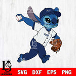 Tampa Bay Rays Stitch throw the ball SVG DXF EPS PNG FILE, MLB File Cut, Digital Download,Instant Download, Silhouette, Stitch Cricut