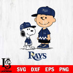 Tampa Bay Rays snoopy and charlie brown Sport Baseball Svg Eps Dxf Png File, MLB File Cut,Digital Download,Instant Download,MLB Svg Files