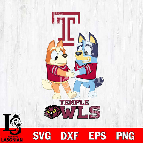 Temple Owls Bluey Chilli Dance Svg Eps Dxf Png File, Digital Download, Instant Download