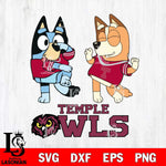 Temple Owls Bluey Chilli Sport Svg Eps Dxf Png File, Digital Download, Instant Download