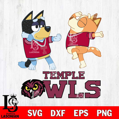 Temple Owls Bluey Dance Svg Eps Dxf Png File, Digital Download, Instant Download