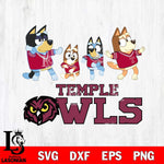 Temple Owls Bluey Dance Mode Squats Svg Eps Dxf Png File, Digital Download, Instant Download