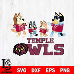 Temple Owls Bluey Dance Squats Svg Eps Dxf Png File, Digital Download, Instant Download