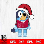 Temple Owls Bluey Dog Christmas Svg Eps Dxf Png File, Digital Download, Instant Download