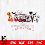 Temple Owls Bluey Halloween Svg Eps Dxf Png File, Digital Download, Instant Download