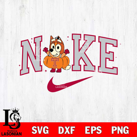 Temple Owls Bluey Halloween Nike NCAA Svg Eps Dxf Png File, Digital Download, Instant Download