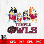 Temple Owls Bluey Mode Dance Squats Svg Eps Dxf Png File, Digital Download, Instant Download