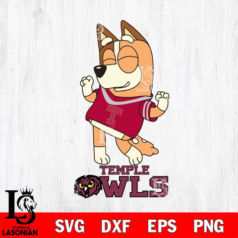 Temple Owls Chilli Dance Sport Svg Eps Dxf Png File, Digital Download, Instant Download