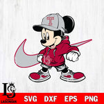 Temple Owls Cool Mickey Mouse Svg Eps Dxf Png File, NCAA svg, Digital Download, Instant Download
