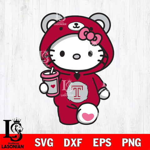 Temple Owls Cute Hello Kitty Svg Eps Dxf Png File, Digital Download, Instant Download