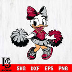 Temple Owls Daisy Duck Cheerleader Svg Eps Dxf Png File, NCAA svg, Digital Download, Instant Download