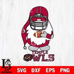Temple Owls Gnomes Christmas Svg Eps Dxf Png File, Digital Download, Instant Download