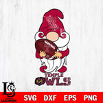 Temple Owls Gnomes Christmas football Svg Eps Dxf Png File, Digital Download, Instant Download