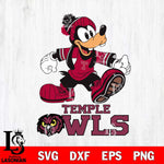 Temple Owls Goofy Cool Sport SVG DXF EPS PNG FILE,NCAA svg ,Football Digital Download,Instant Download, Silhouette