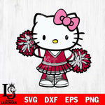 Temple Owls Hello Kitty Cheerleader 11 Svg Eps Dxf Png File, Digital Download, Instant Download