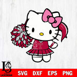 Temple Owls Hello Kitty Cheerleader 12 Svg Eps Dxf Png File, Digital Download, Instant Download