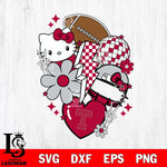 Temple Owls Hello Kitty NCAA 2 Svg Eps Dxf Png File, Digital Download, Instant Download