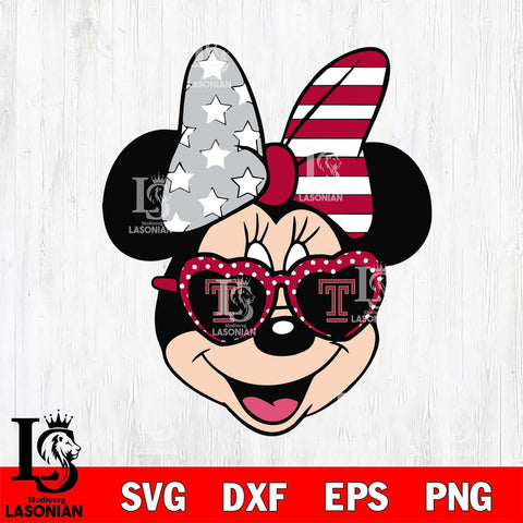 Temple Owls Minnie Mouse Love Svg Eps Dxf Png File, NCAA svg, Digital Download, Instant Download