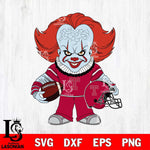 Temple Owls Pennywise Horror Sport Svg Eps Dxf Png File, Digital Download