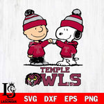Temple Owls Snoopy Sport 9 Svg Eps Dxf Png File, Digital Download