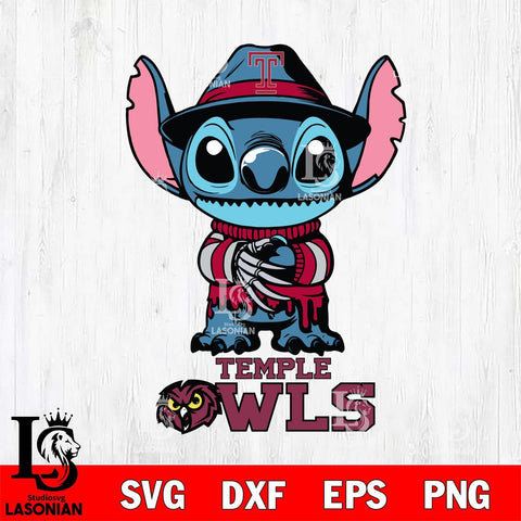 Temple Owls Stitich Freddy Krueger Svg Eps Dxf Png File, NCAA svg, Digital Download, Instant Download