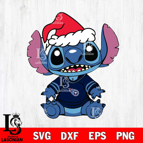 Tennessee Titans Baby Stitch Christmas Svg Eps Dxf Png File, Digital Download, Instant Download