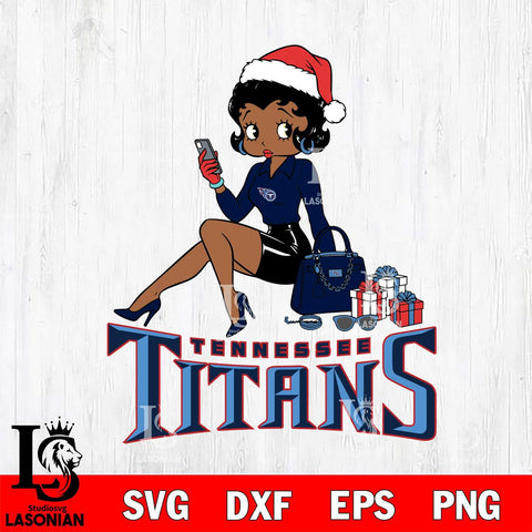 Tennessee Titans Betty Boop Phone File Cut, NFL SVG DXF EPS PNG PDF File, Digital Download , Criucut , Silhouette
